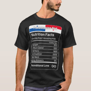 パナマパパ栄養事実 Tシャツ