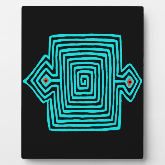 パナマモラカメ – ブルーブラック フォトプラーク (正面)