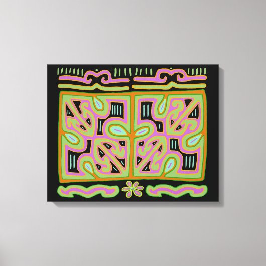 パナマモラ音楽ボックス キャンバスプリント (正面)