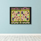 パナマモラ音楽ボックス キャンバスプリント (インサイチュ (ウッドフロア))