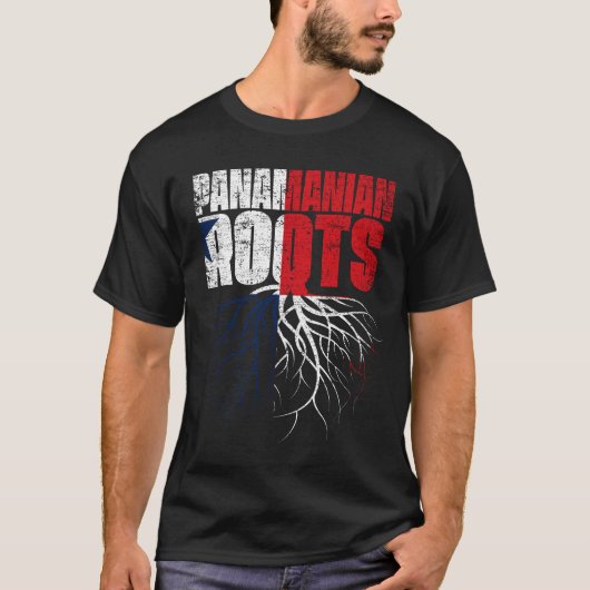 パナマルーツパナマ伝統国旗 Tシャツ (正面)