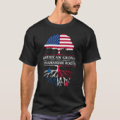 パナマ人と育つアメリカ人はパナマを   定着させます Tシャツ (正面)