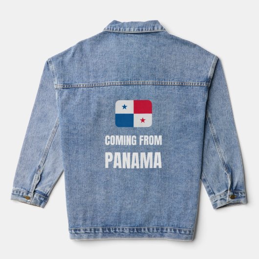パナマ出身 デニムジャケット (裏面)