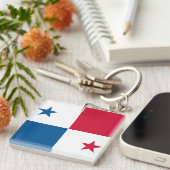 パナマ国旗 キーホルダー (正面右)