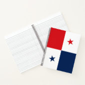 パナマ国旗 ノートブック (内部)