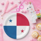 パナマ国旗 ペーパープレート (パーティー)