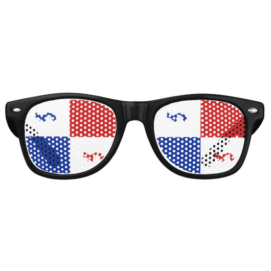 パナマ国旗 レトロサングラス (正面)