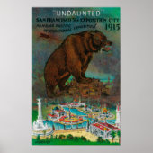 パナマ国際的パシフィック博覧会 ポスター (正面)