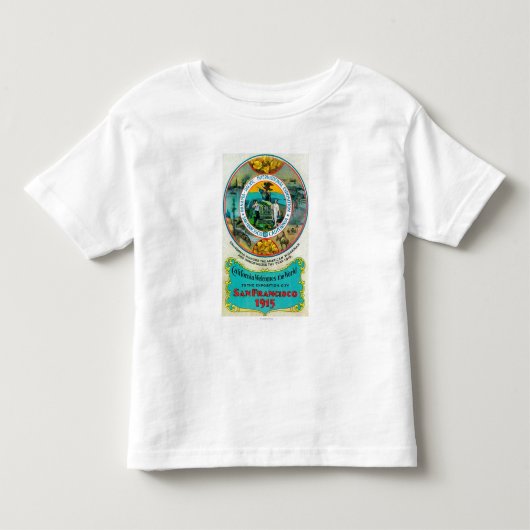 パナマ太平洋の国際的な博覧会 トドラーTシャツ (正面)