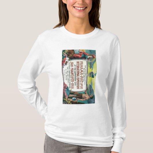 パナマ太平洋の国際的な博覧会 Tシャツ (正面)