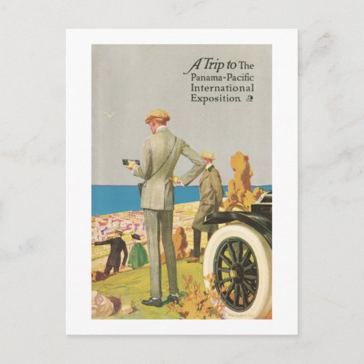パナマ太平洋エクスポジット国際的旅行 ポストカード (正面)