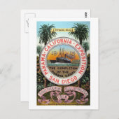 パナマ太平洋万博1915ヴィンテージ ポストカード (正面/裏面)