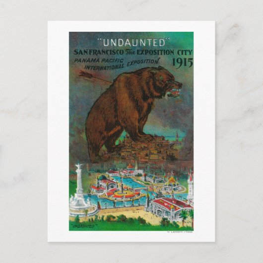 パナマ太平洋国際博覧会の広告 ポストカード (正面)