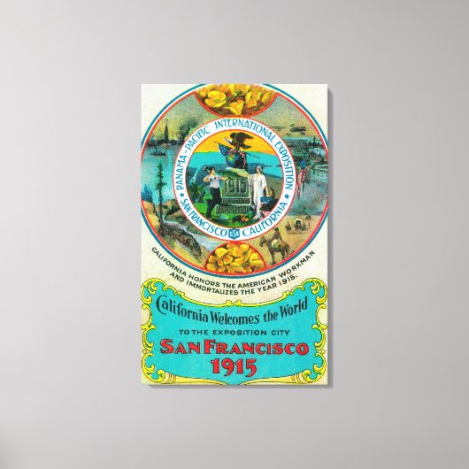 パナマ太平洋国際的万博2 キャンバスプリント (正面)