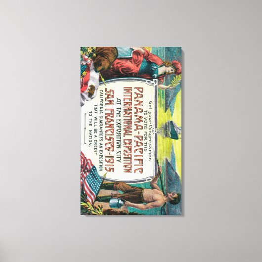 パナマ太平洋国際的万博 キャンバスプリント (正面)