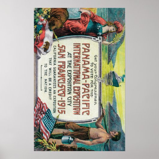 パナマ太平洋国際的万博 ポスター (正面)