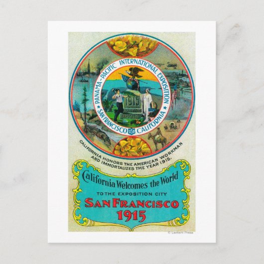 パナマ太平洋国際的万博 ポストカード (正面)