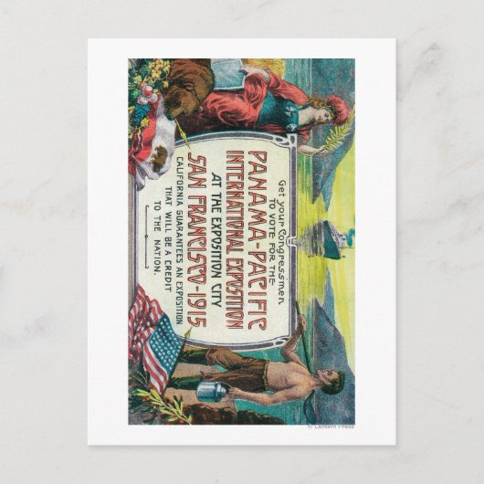 パナマ太平洋国際的万博 ポストカード (正面)