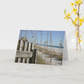 パナマ市のビーチ カード (黄色い花)