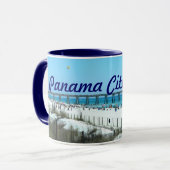 パナマ市の美しいビーチ、フロリダ マグカップ (正面左)