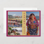 パナマ市の郵便はがき ポストカード (正面/裏面)