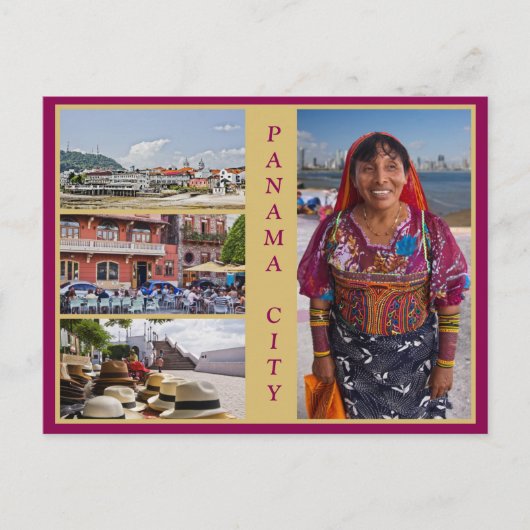 パナマ市の郵便はがき ポストカード (正面)