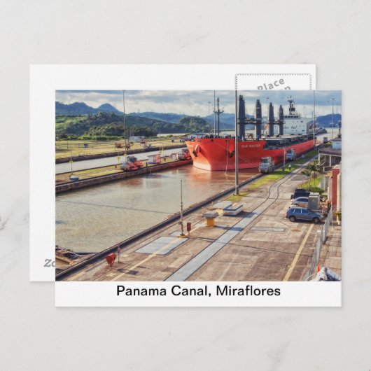 パナマ市パナマからの郵便はがき ポストカード (正面/裏面)