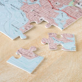 パナマ市フロリダ(1956年)のヴィンテージの地図 ジグソーパズル (側面)