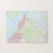 パナマ市フロリダ(1956年)のヴィンテージの地図 ジグソーパズル (横)