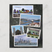 パナマ市写真コラージュ ポストカード (正面)