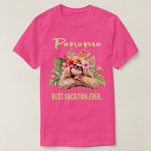 パナマ最高のバケーションエバーサミナギフト Tシャツ (デザイン正面)