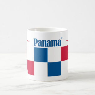 パナマ色の正方形 コーヒーマグカップ