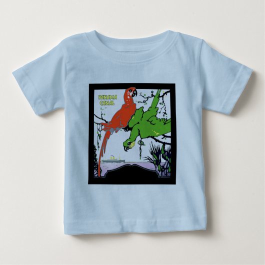 パナマ運河のクラシックな旅行 ベビーTシャツ (正面)
