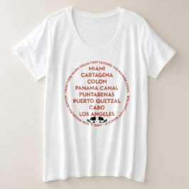 パナマ運河のシャツ プラスサイズTシャツ