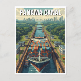 パナマ運河の旅 ポストカード