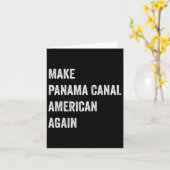 パナマ運河を再びアメリカ人に愛国心を持たせる カード (黄色い花)