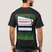 パナマ運河ゾーンヴィンテージ標識 Tシャツ (裏面)