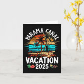 パナマ運河バケーション2025 家族グループ カード (黄色い花)
