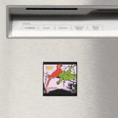 パナマ運河パロッツ マグネット (インサイチュ (食洗機))