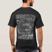 パナマ運河地帯すべての場所 Tシャツ (裏面)