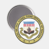 パナマ運河地帯の封印 マグネット (正面/裏面)