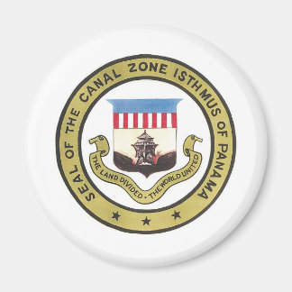 パナマ運河地帯の封印 マグネット