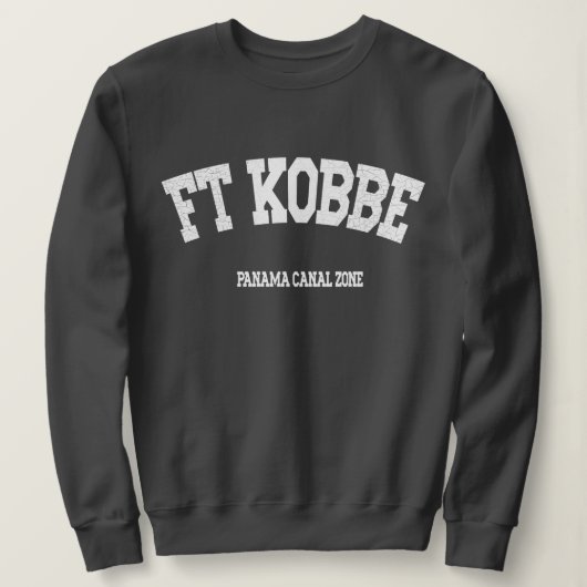 パナマ運河地帯： Ft.古部 スウェットシャツ (デザイン正面)