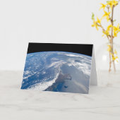 パナマ運河。 カード (黄色い花)