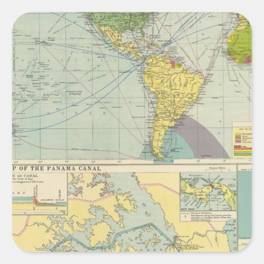 パナマ運河 スクエアシール (正面)