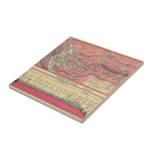 パナマ運河 タイル (側面)