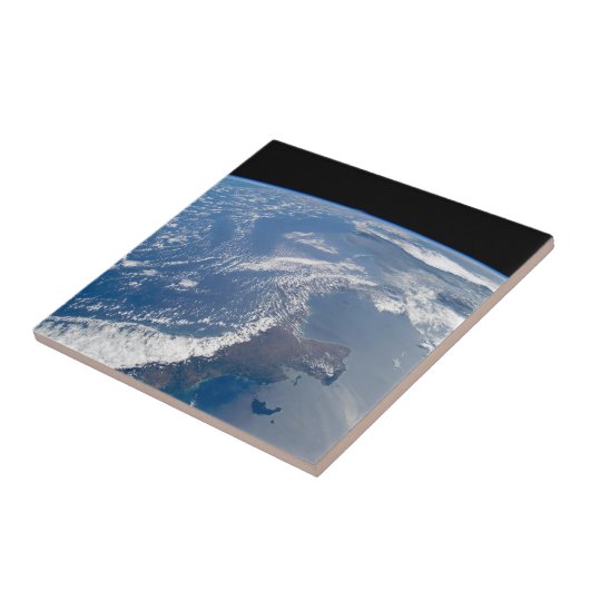 パナマ運河。 タイル (側面)