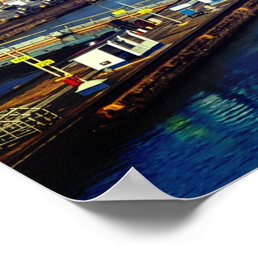 パナマ運河 ポスター (角)