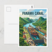 パナマ運河 ポストカード (正面/裏面)