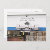 パナマ運河 ポストカード (正面/裏面)